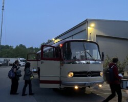 vkrcanje na avtobus
